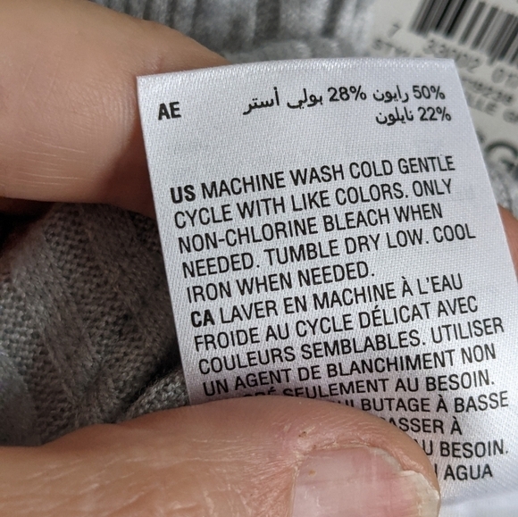 NWT bar III scoop neck sweater bodysuit grey - Picture 9 of 16